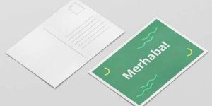 Designer Paper Postcard