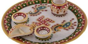 Marble Pooja Thali