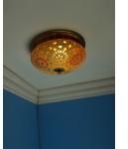Mosaic Brass Ceiling Lamp