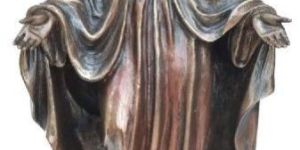 Copper Mother Mary Statue