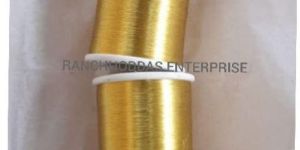 Carrot Gold Half Fine Zari Thread