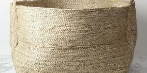 Natural Handmade Decorative Jute Laundry Baskets