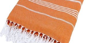 Striped Cotton Kikoy Pareo Yarn Dyed Beach Towel