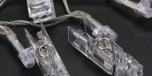 Hippity Hop Warm LED Photo Clip Remote Fairy String Light