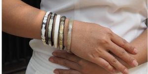 Natural Colour Handmade Horn Bangles