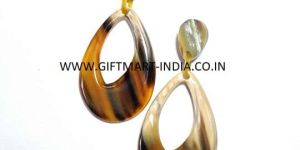 TRENDING BUFFALO HORN EAR RINGS HANDMADE PRODUCT