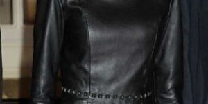 W2 Women Leather T-Shirt