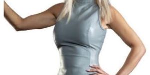 W6 Women Leather Top