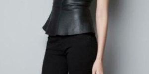 W9 Women Leather Top