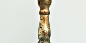 Antique Glass Candle Stand