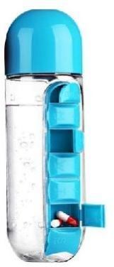 Pill Dispenser Water Bottle