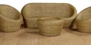 Cane Sofa Set