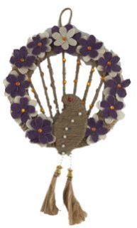 Jute Handmade Peacock Wall Hanging