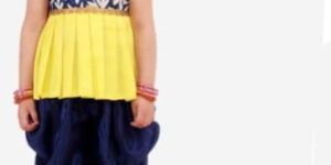 Girls off Shoulder Top and Dhoti Set