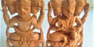 Wooden Hanuman Statue