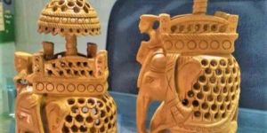 Wooden Jalicut Elephant Statue