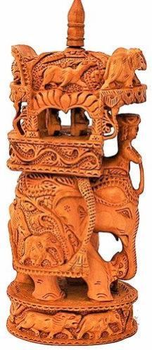 Wooden Vintage Elephant Statue