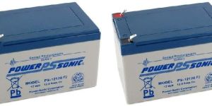 2 Pack Power Sonic 12ah Sealed Lead Acid Rechargeable Battery