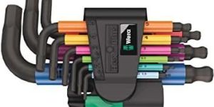 Wera 950/9 Hex-Plus Multicolour 2 L-key set, metric, BlackLaser