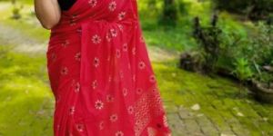 Printed Handloom Cotton Saree