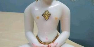 Marble Jain Mahaveer Statue