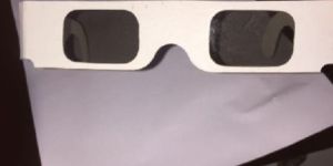 3D White Paper Glasses