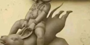 Bal Ganesh with Mushakraj Statue