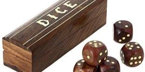 Wooden Dice Box Set