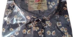 Men Printed Cotton Shirt