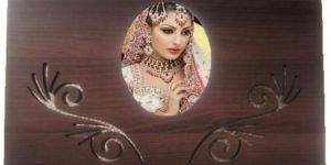 Fancy Wooden Photo Album Cover