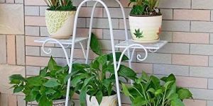 Wrought Iron Planter Stand