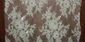 Beaded French Lace Fabric