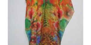 Printed Chiffon Kaftan