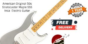Fender American Original 50s Stratocaster Maple SSS Inca Electric Guitar