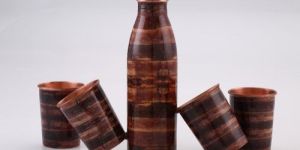 Sanjivani 5 Pcs Copper Bottle Set