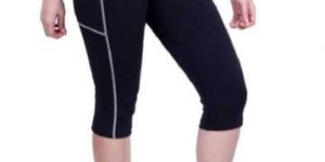 Black Hosiery Capri