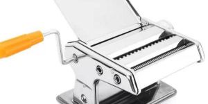 Hand-Cranking Noodle Press