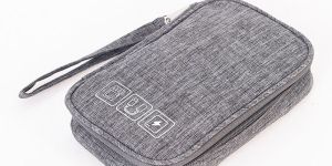 Mini Power Bank Data Cable Storage Bag