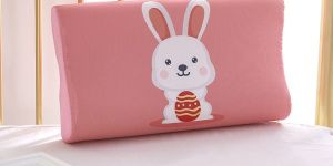 Spring Summer Ice Silk Adult Children Latex Pillow Case