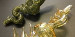 Dragon Shaped Glass Smoking Pipes