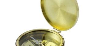 Brass Pocket Compass