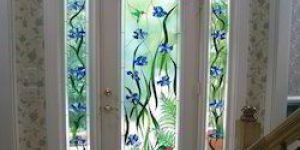 Designer Stained Glass Door