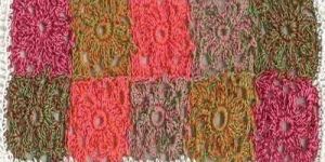 Embroidered Crochet Work