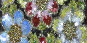 Embroidered Sequins Work