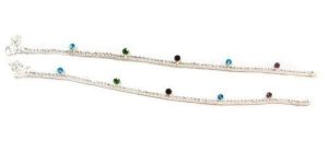 Ladies Silver Anklet