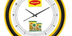 Round Double Ring Wall Clock