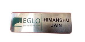 Stainless Steel Name Plate
