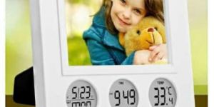 Bubble Clock with Photo Frame