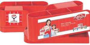 Revolving Promotional Multipurpose Holder with Clock
