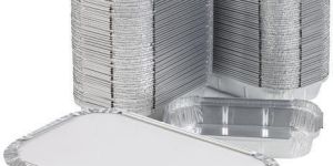 Silver Aluminum Foil Container